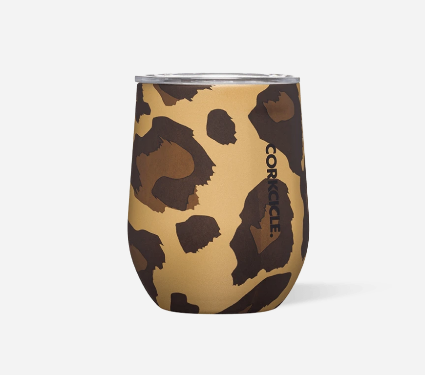 Stemless Cup  - 12 oz Luxe Leopard Gifts Corkcicle   