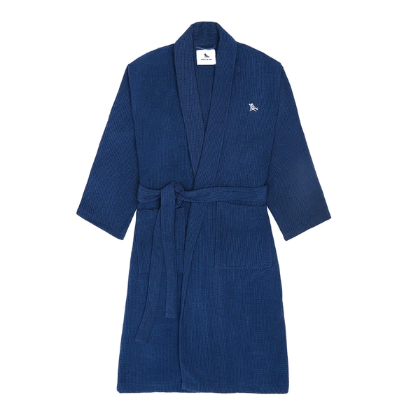 Bath Robe - Nautical Navy Lounge Dock & Bay