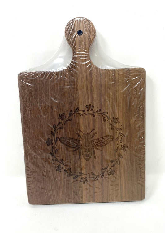 Bee Walnut Wood Cheeseboard Kitchen + Entertaining Maple Leaf at Home