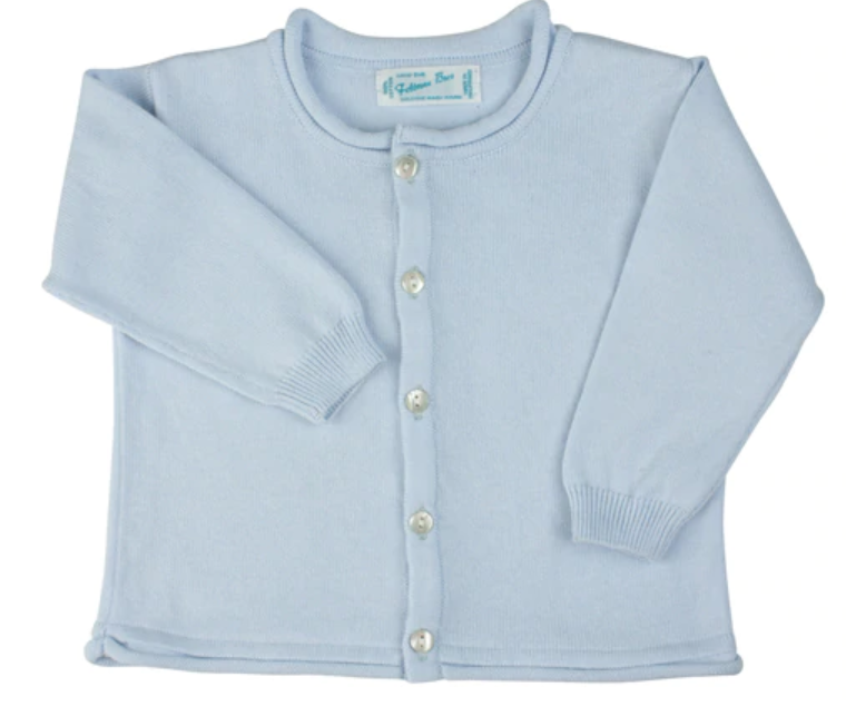 Rolled Edge Knit Cardigan Clothing Feltman Brothers   