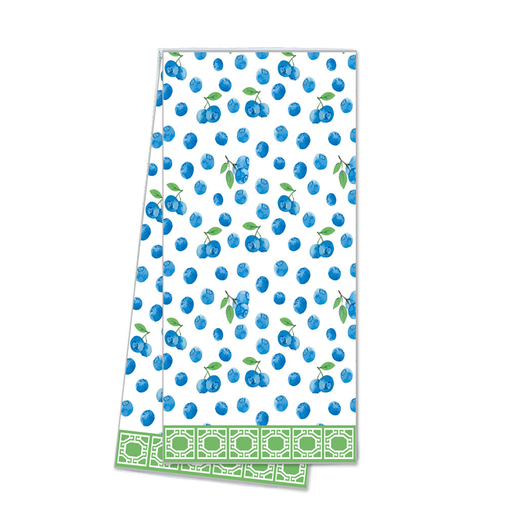 Blueberries Cotton Tea Towel Gifts WH Hostess   