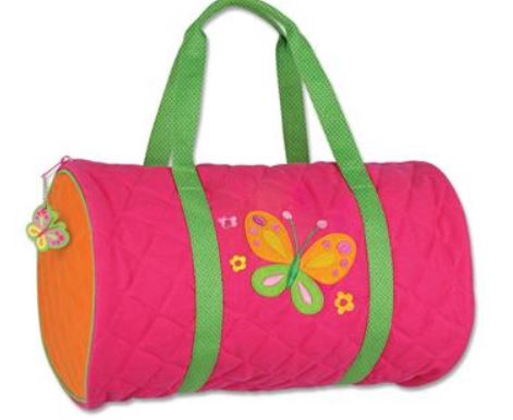 Quilted Duffle Gifts Stephen Joseph Butterfly  