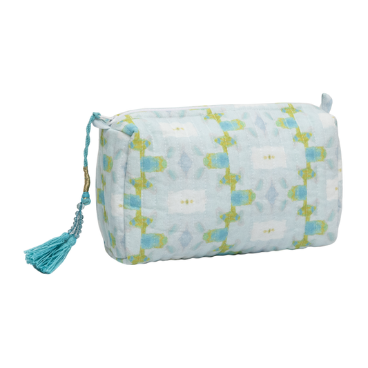 Chloe Blue Small Cosmetic Bag Cases Laura Park Designs