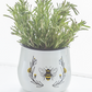Bee & Floral Mini Planter 3 pc Set Home Decor Midwest-CBK   