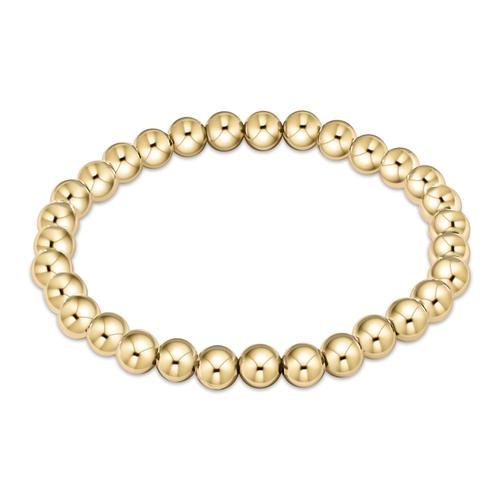 Classic Gold 6mm Bead Bracelet - Sugar Babies Children's Boutique/Meg's Shoppe