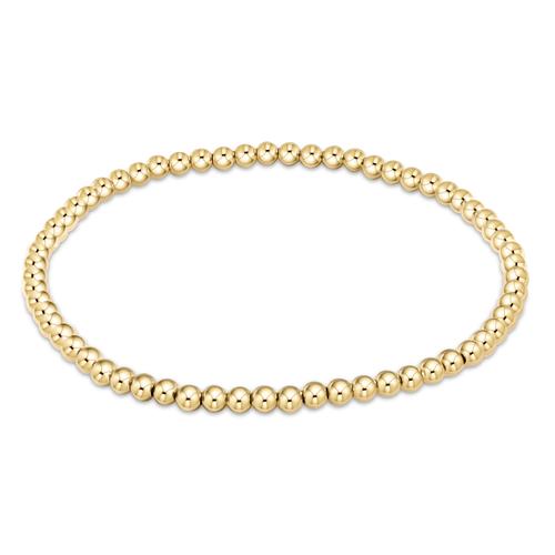 Classic Gold 3mm Bead Bracelet Women's Jewelry enewton   