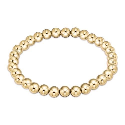Classic Gold 6mm Bead Bracelet Women's Jewelry enewton   