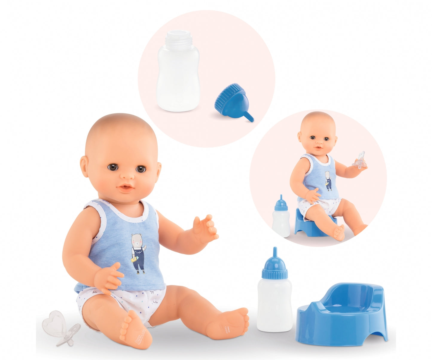 Paul Drink and Wet Bath Baby Toys Corolle   