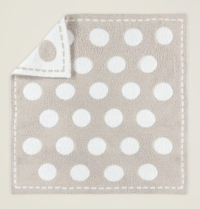 CozyChic Dream Receiving Blanket - Stone/White Baby Accessories Barefoot Dreams   