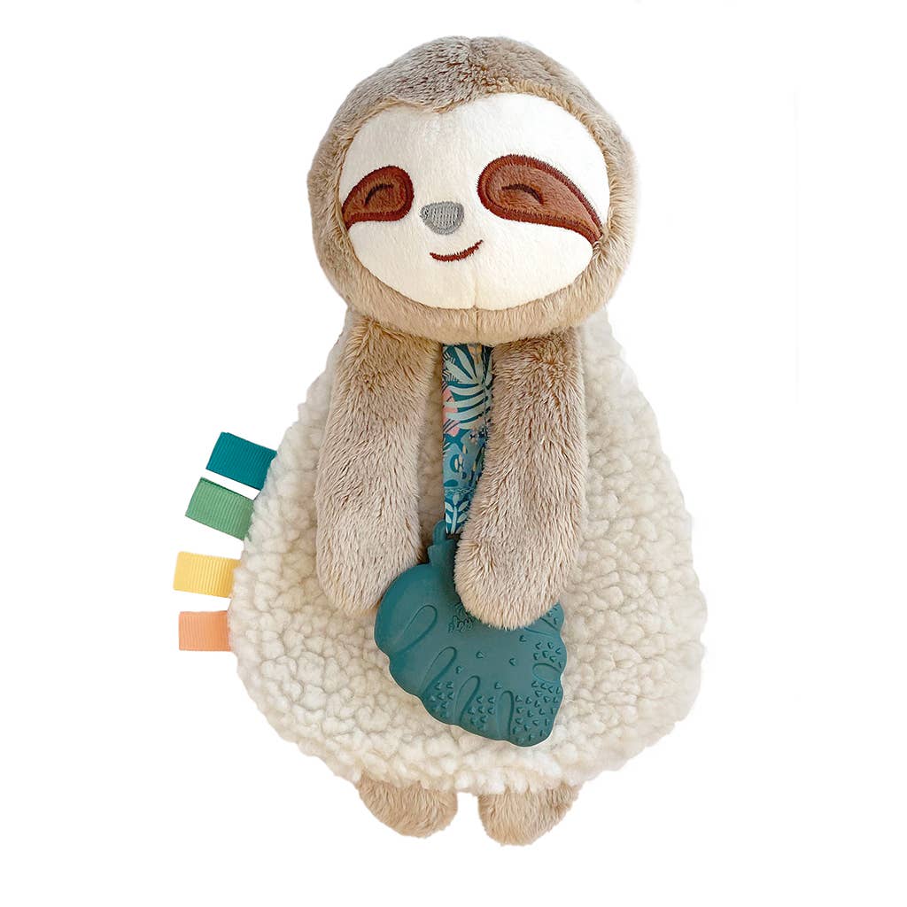 Itzy Lovey™ Sloth Plush with Silicone Teether Toy Gifts Itzy Ritzy   