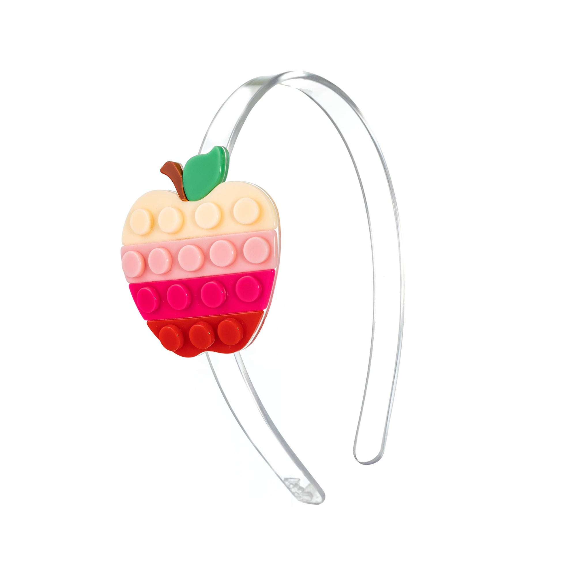 Playful Apple Pink Shades Headband Kids Hair Accessories Lilies & Roses   