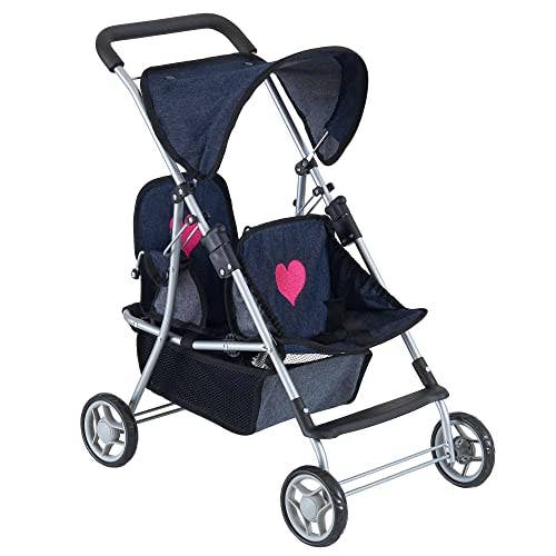 My First Doll Heart Design Twin Stroller Toys New York Doll Collection   