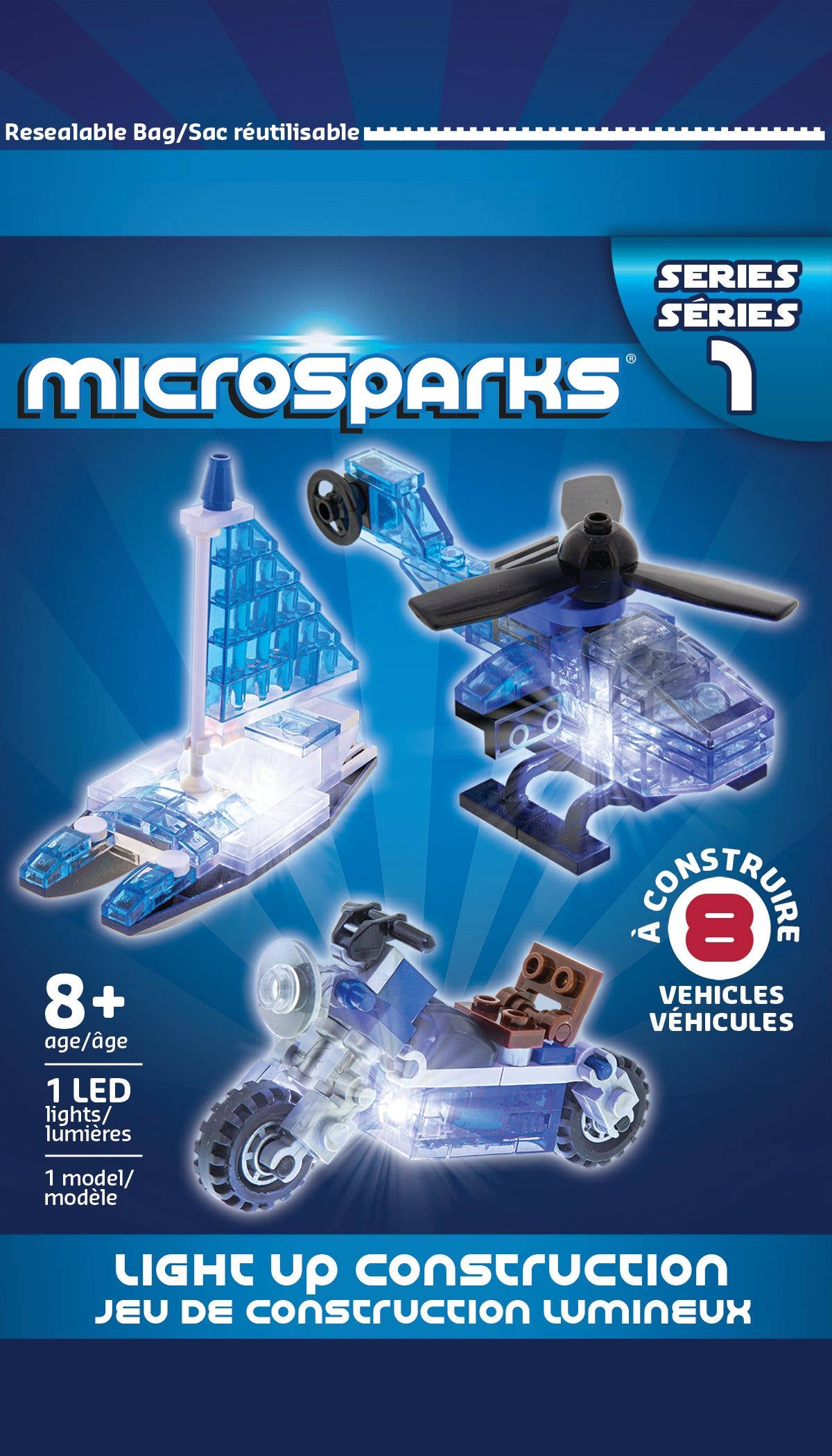 Laser Pegs - MicroSparks  Vehicle Assortment (Series 1) Toys Laser Pegs   