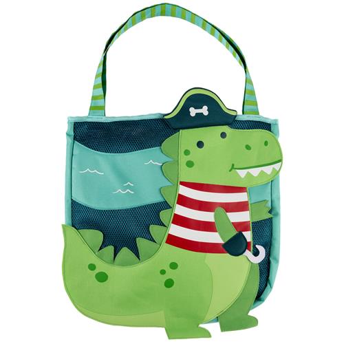 Beach Totes w/ Sand Toy Play Set - Dino Pirate Kids Backpacks + Bags Stephen Joseph   