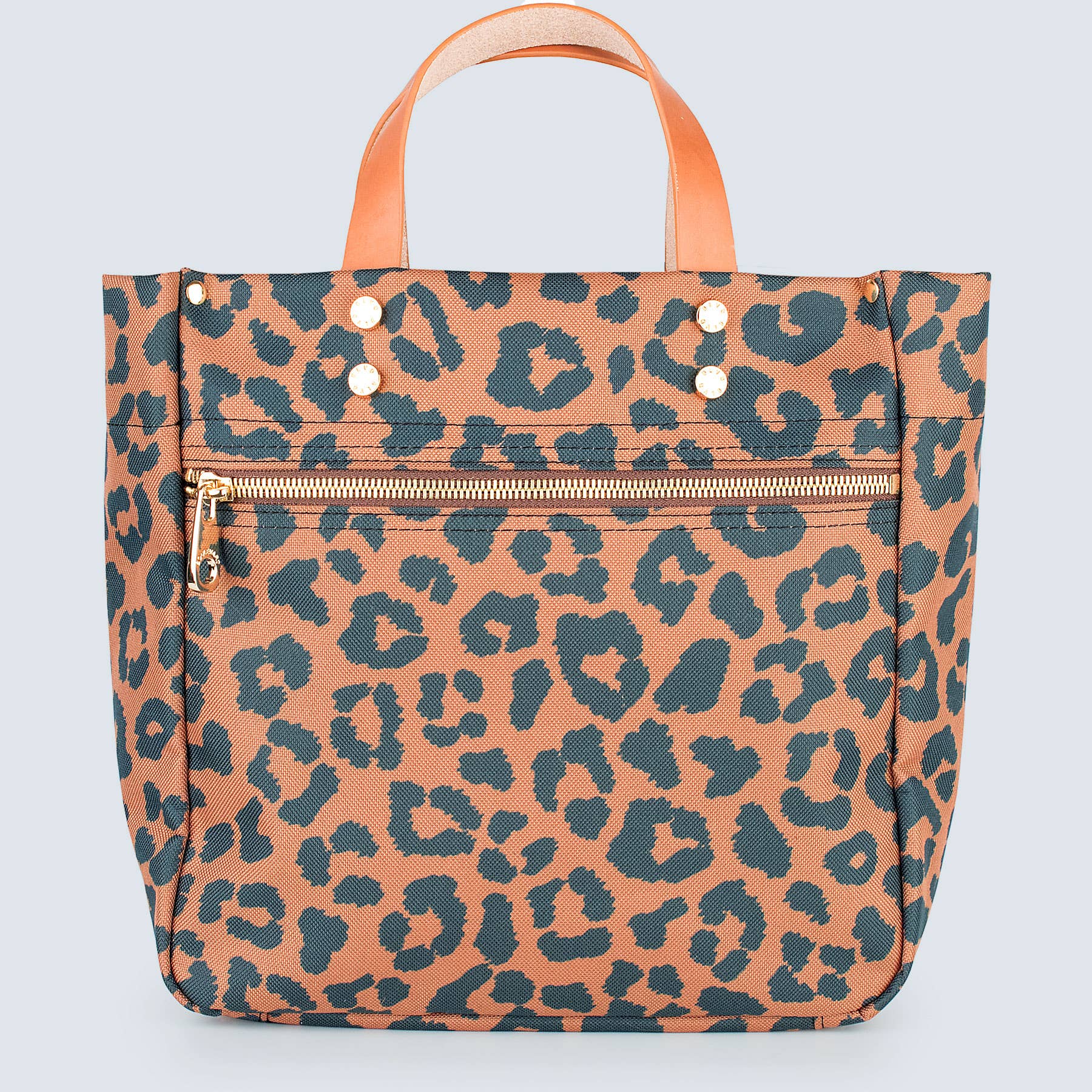 "Joey" Leopard Nylon Tote with Leather Accents Purses + Totes Boulevard   