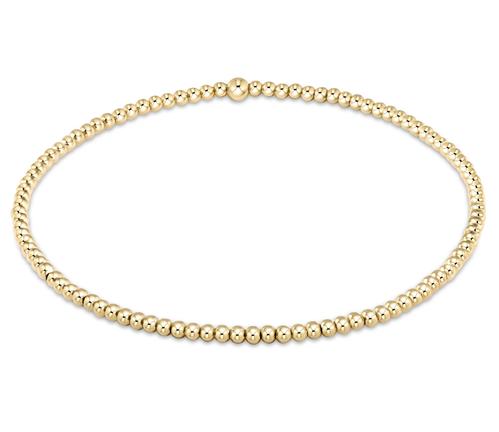 egirl Classic Gold 2mm Bead Bracelet Bracelets enewton   