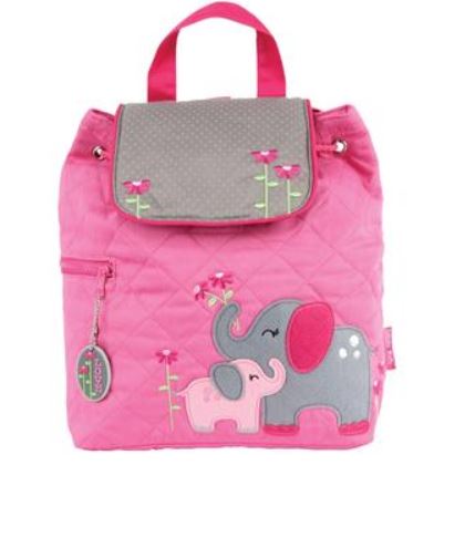 Small Quilted Backpack Accessories Stephen Joseph Elephant  