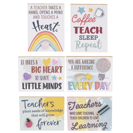 Teachers Color the World Magnets Home Decor Midwest-CBK   