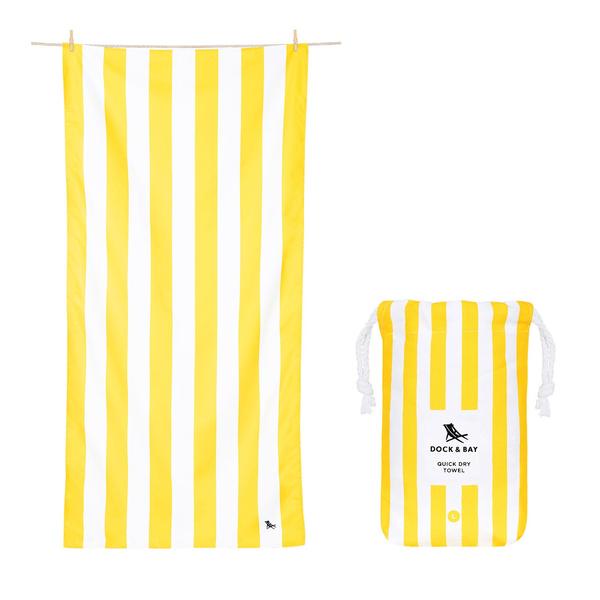 Cabana XLarge Towel - Boracay Yellow Gifts Dock & Bay   