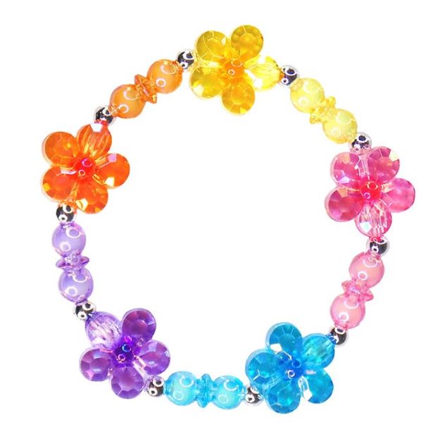 Flower Rainbow Power Bracelet Accessories Great Pretenders   