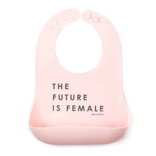 Future is Female Wonder Bib Baby Accessories Bella Tunno   