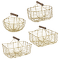 Gold Mini Basket Home Decor Midwest-CBK   
