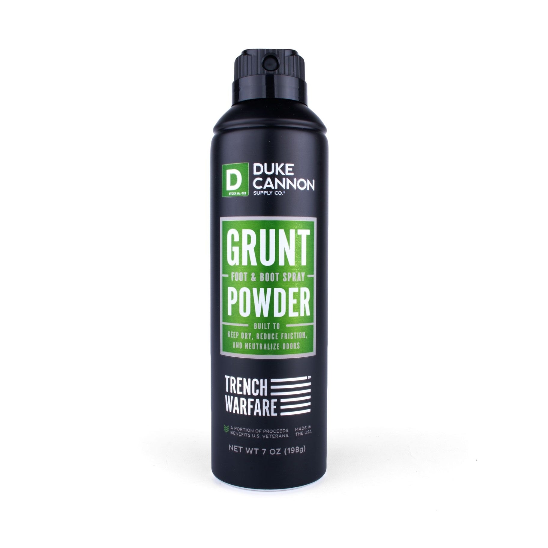Grunt Foot & Boot Powder Spray Gifts Duke Cannon   