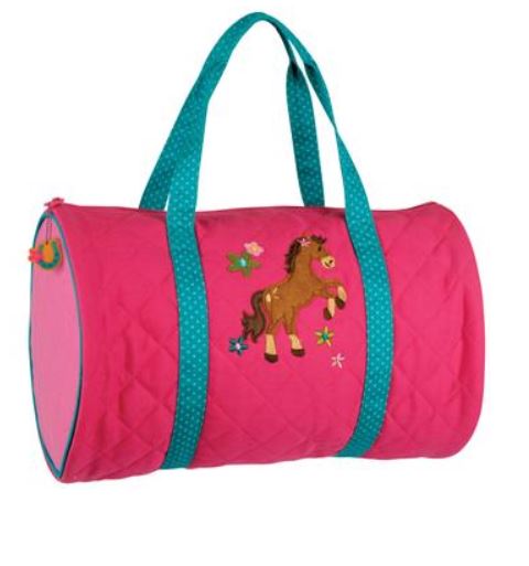 Quilted Duffle Gifts Stephen Joseph Girl Horse  