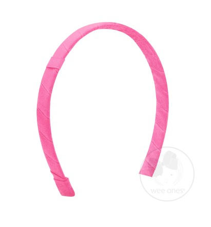 Grosgrain Add a Bow 1/2" Headband - Hot Pink Kids Hair Accessories Wee Ones   