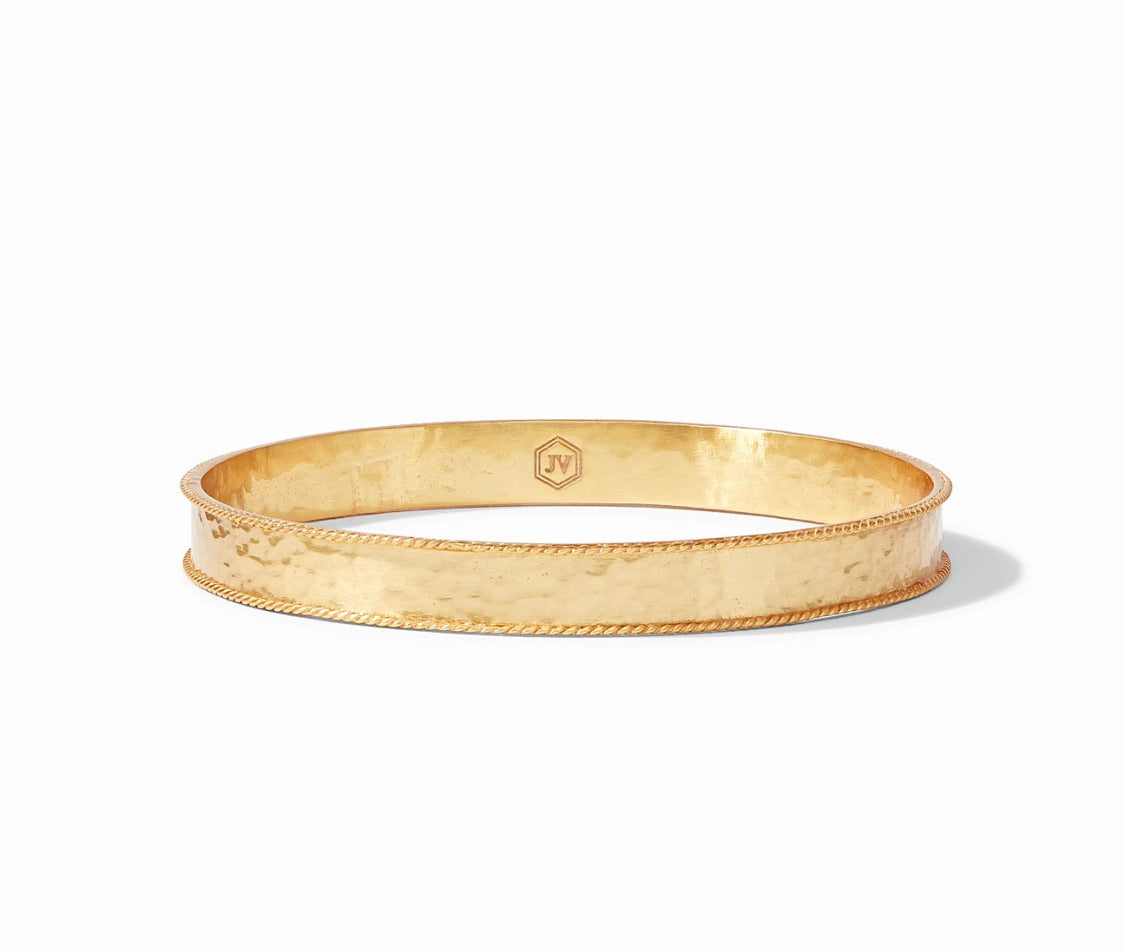 Savoy Bangle Gold - Large Women's Jewelry Julie Vos   