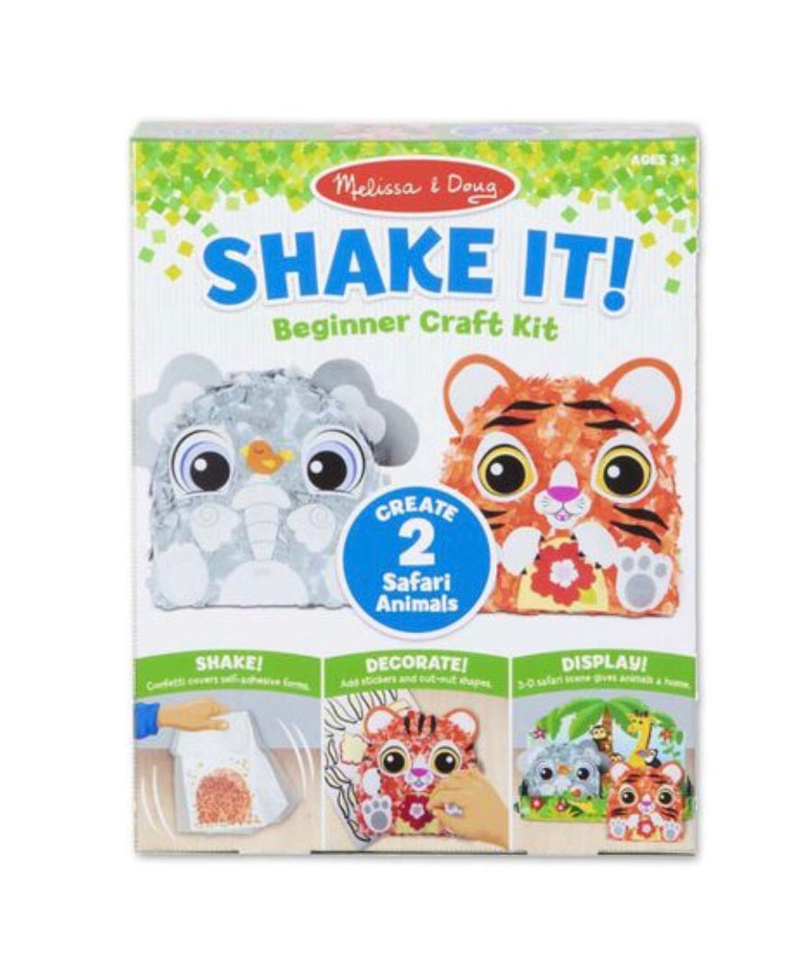 Shake It! Beginner Craft Kit - Safari Gifts Melissa & Doug   