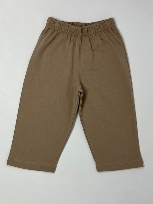 Jersey Solid Straight Pants - Sand Boys Pants Luigi   
