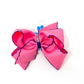 King Moonstitch Basic Bow Kids Hair Accessories Wee Ones Hot Pink with Purple  
