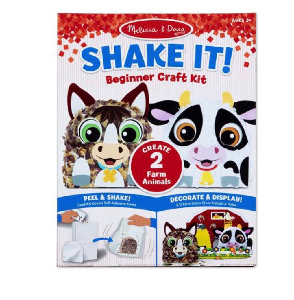 Shake It! Beginner Craft Kit - Farm Gifts Melissa & Doug   