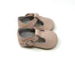 Elodie Scalloped T-Bar Crib Mary Jane - Pink Girls Shoes L'Amour   