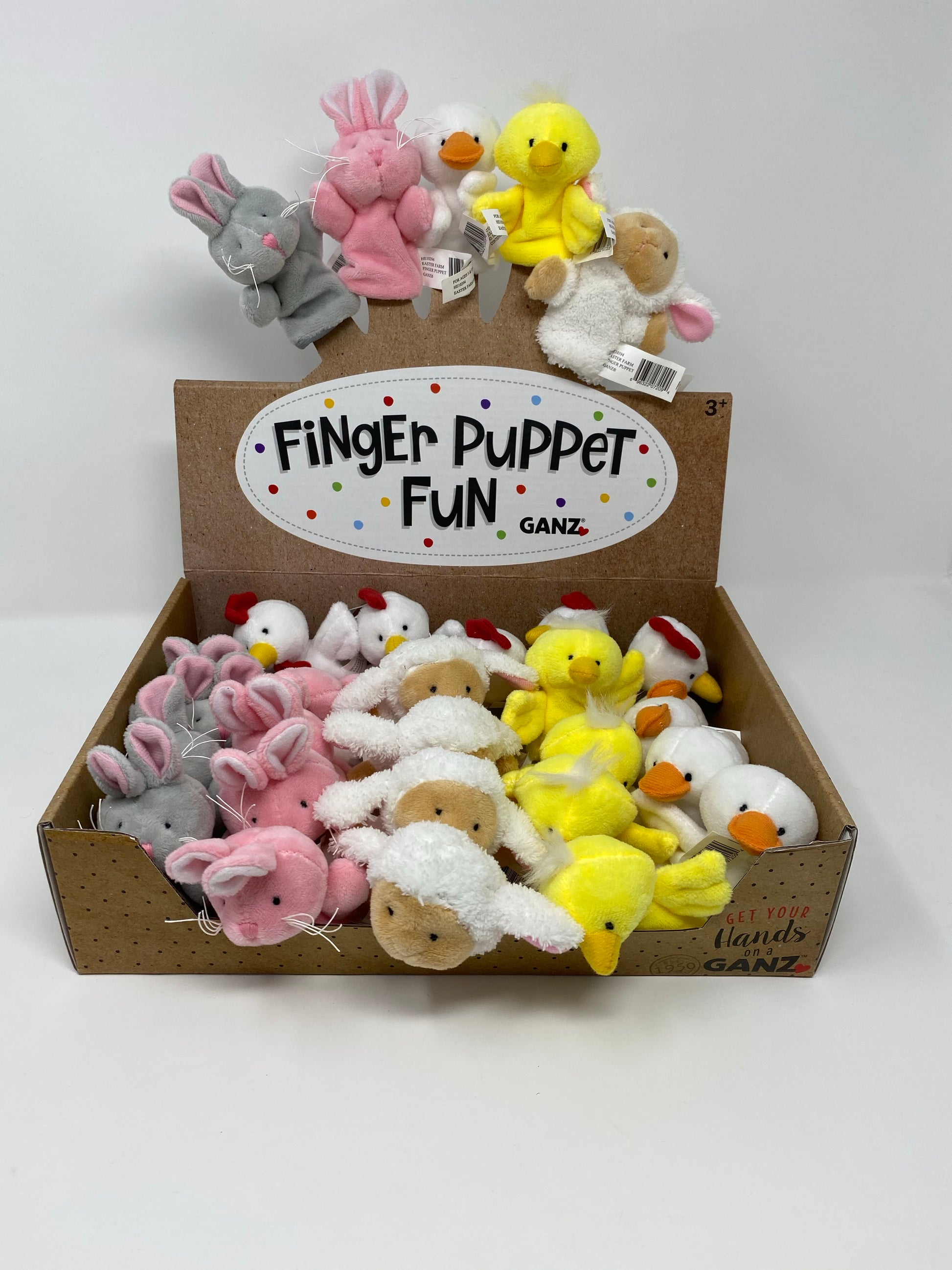 Easter Finger Puppets Plush Baby Ganz   