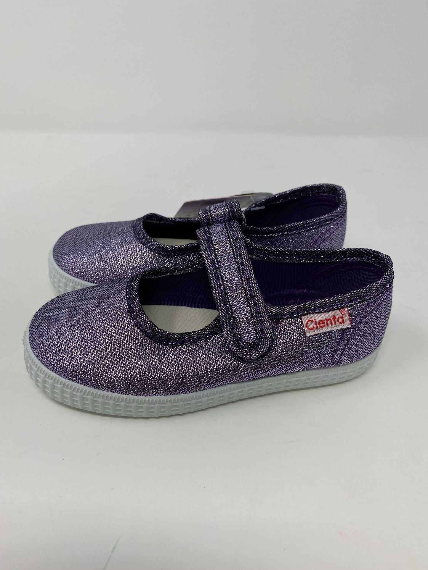 Girl Mary Jane - Light Purple Sparkle Shoes Cienta   