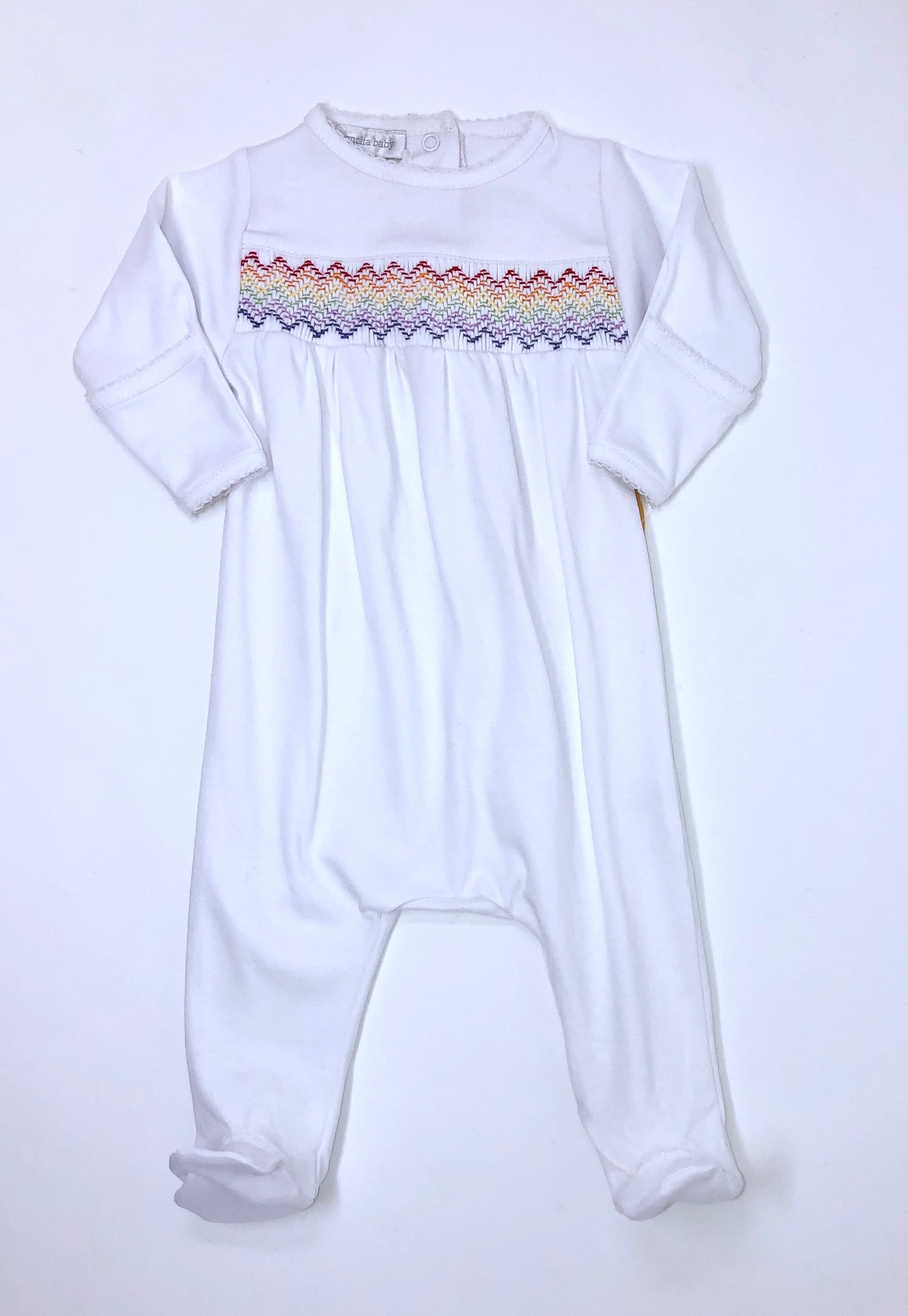 Rainbow Baby Smocked Footie Gifts Magnolia Baby   