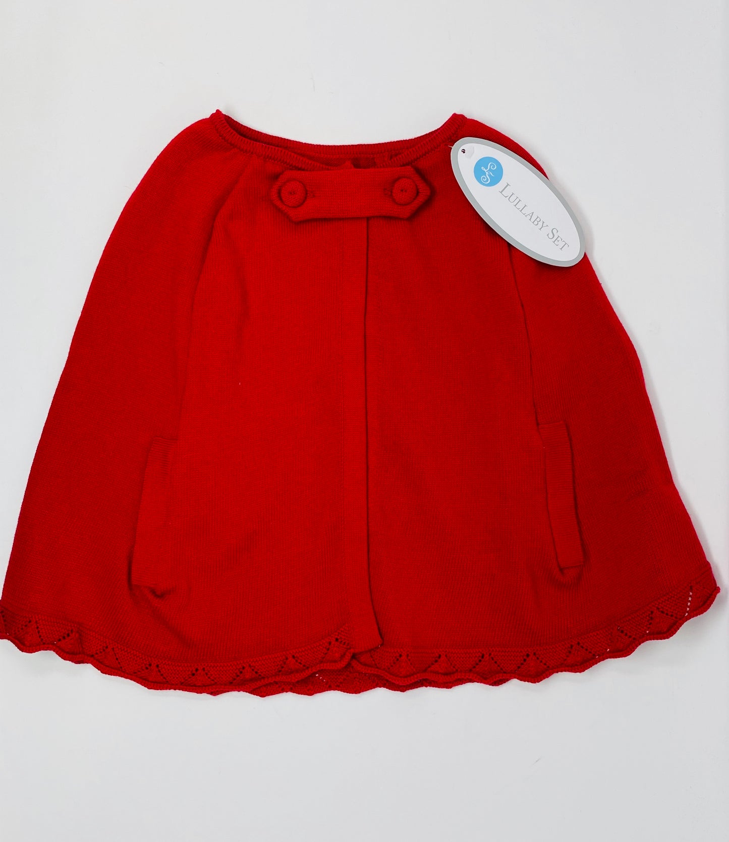 City Life Royal Sweater Cape - Red Clothing Lullaby Set   