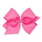 King Monotone Moonstitch Grosgrain Bow - Hot Pink Kids Hair Accessories Wee Ones