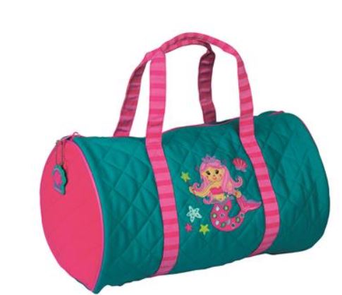Quilted Duffle Gifts Stephen Joseph Mermaid  