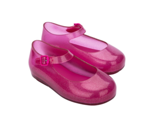 Mini Dora III - Pink Glitter Shoes Mini Melissa   