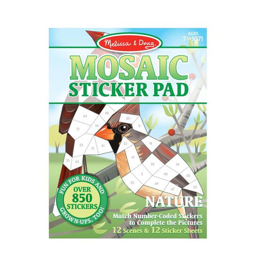 Mosaic Sticker Pad - Nature Toys Melissa & Doug   