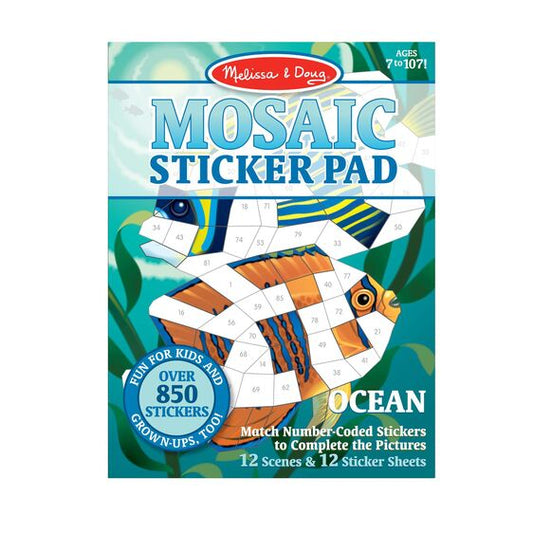 Mosaic Sticker Pad - Ocean Toys Melissa & Doug   