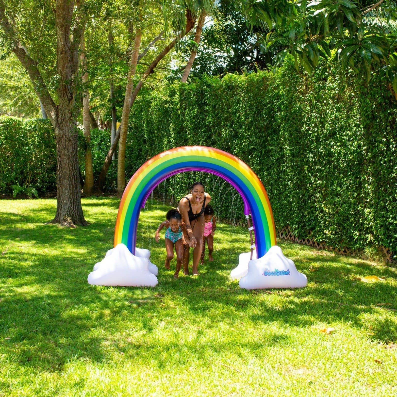 Gigantic Rainbow Sprinkler Gifts Pool Candy   