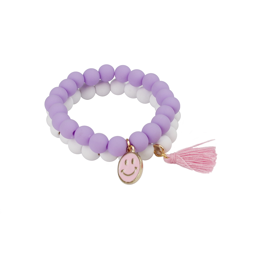 Pretty Pastel Soft Touch Bracelets Accessories Great Pretenders Lilac Smile  