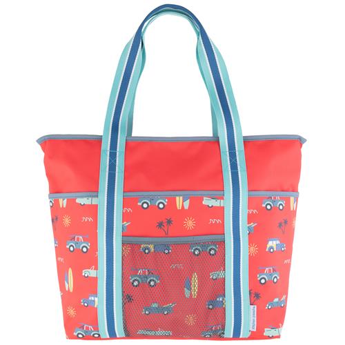 Printed Beach Tote - Surf's Up Kids Backpacks + Bags Stephen Joseph   