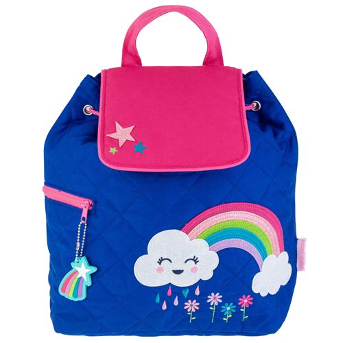 Rainbow Quilted Backpack Kids Backpacks + Bags Stephen Joseph   
