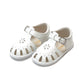 Shelby Caged Baby Sandal - White General L'Amour   
