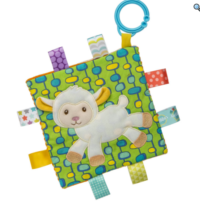 Taggies Crinkle Me Sherbet Lamb Baby Accessories Mary Meyer   